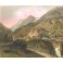 ST SAUVEUR : Pyrénées, France, lithographie, gravure ancienne, m